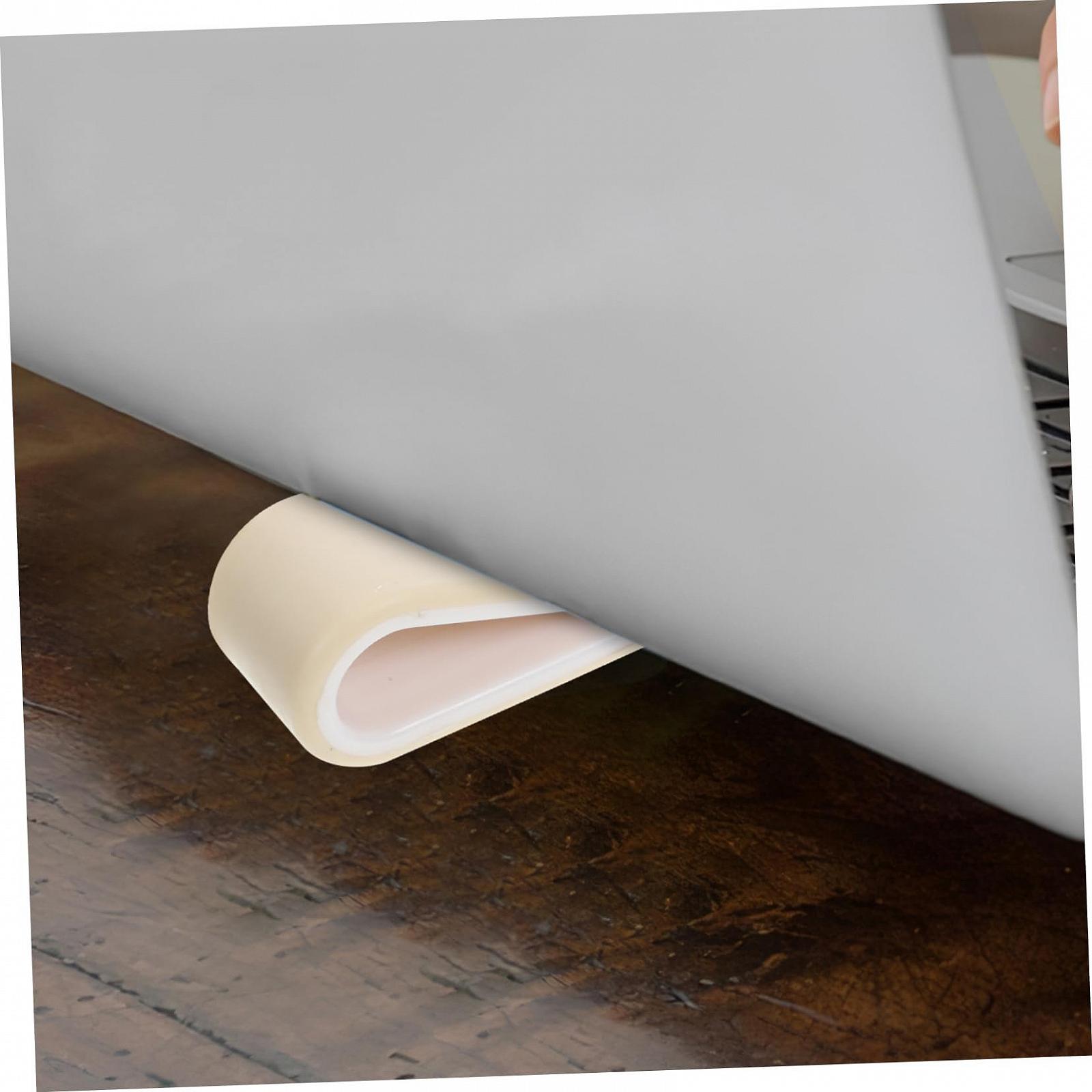 Підставка для ноутбука SOIMISS Силіконова, 2 шт, Регульована похила, Білий, фото №2