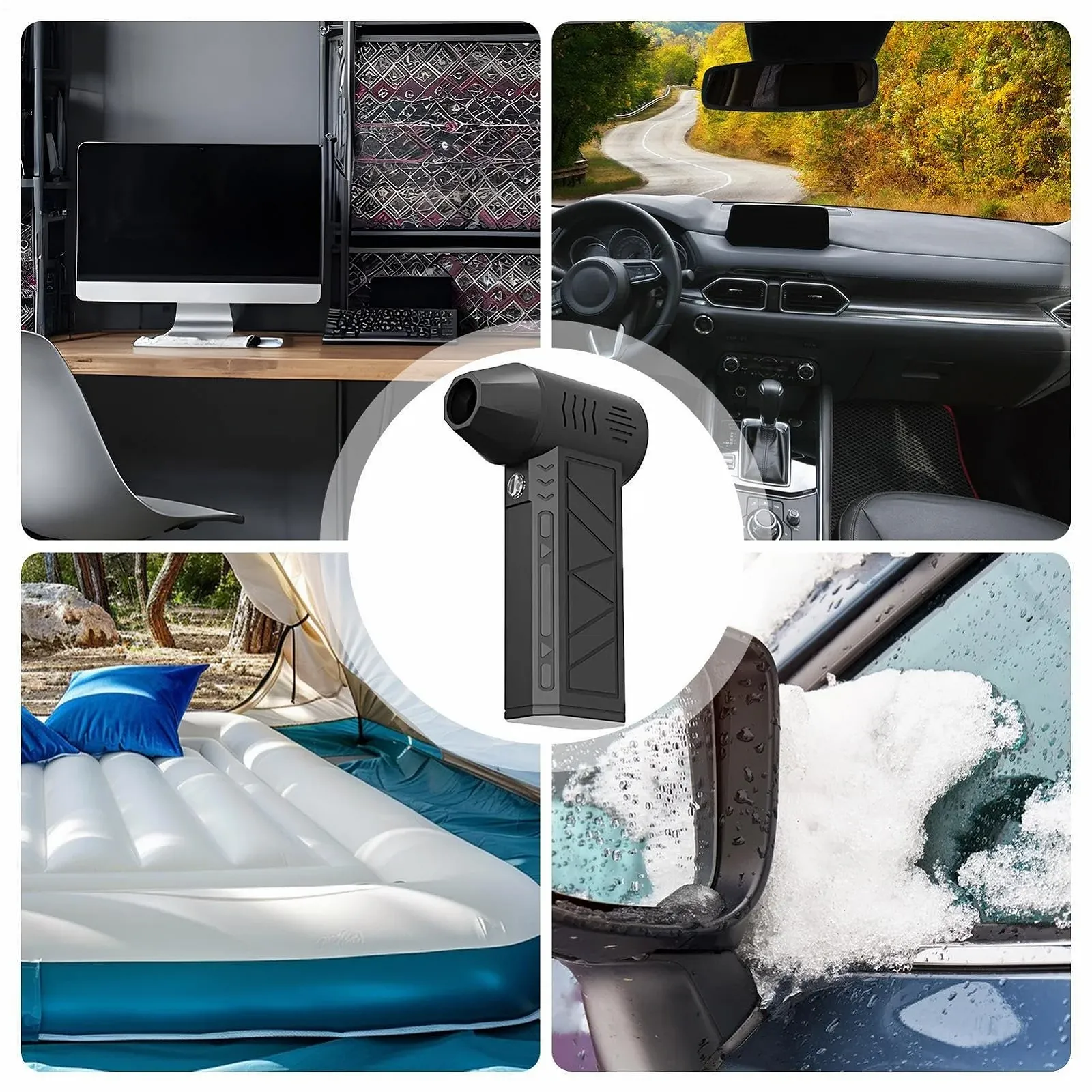 Электрическая воздуходувка Электрический турбовентилятор Регулируемая Ручная для электроники ПК и авто, фото №7 Электрическая воздуходувка Электрический турбовентилятор Регулируемая Ручная для электроники ПК и авто, фото №7