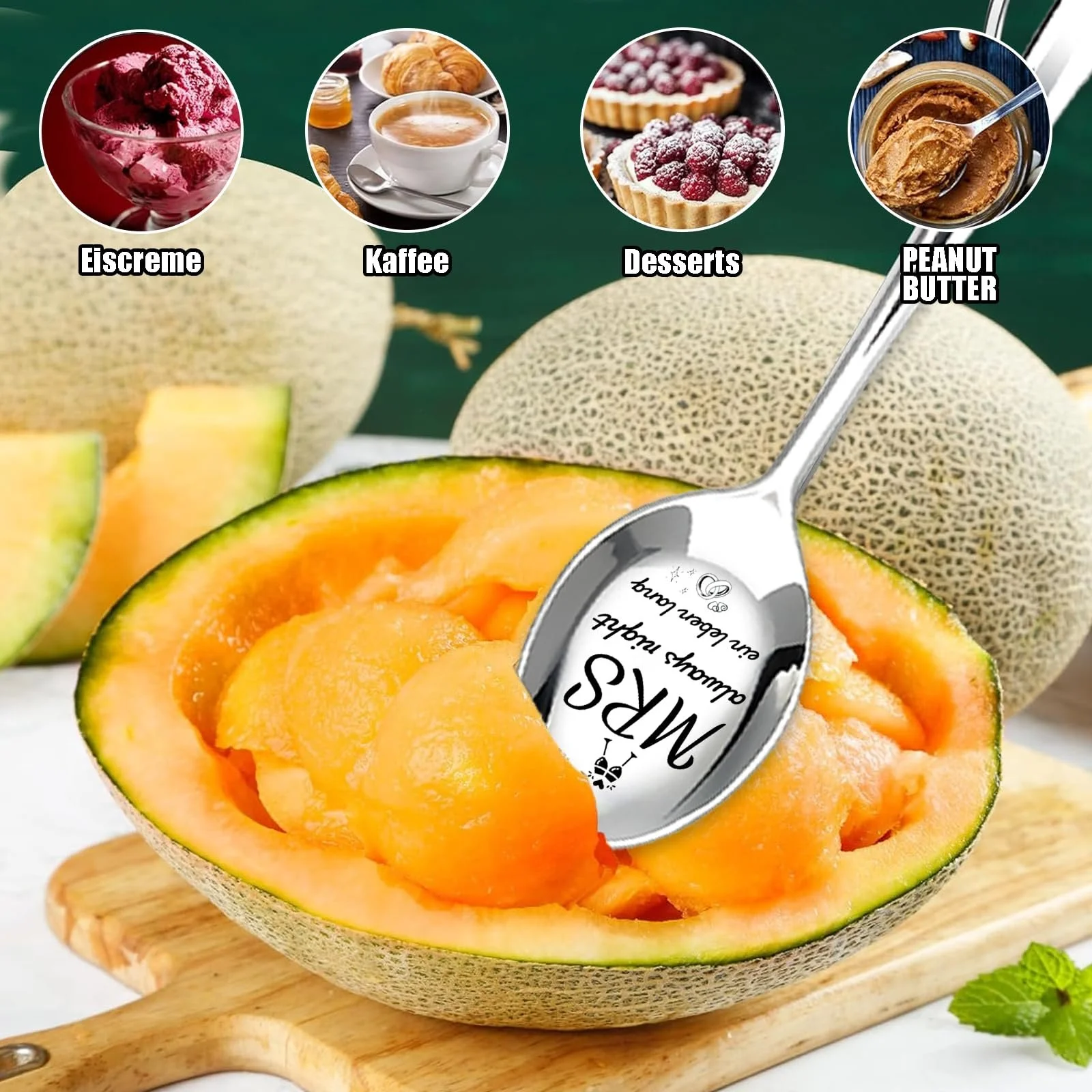 Набір з 2 супових ложок Wedding, фото №5