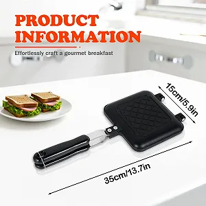 Сендвічниця для кемпінгу Антипригарна форма для випікання на плиті ціна на synthetic.ua - Фото 1 Сендвічниця для кемпінгу Антипригарна форма для випікання на плиті synthetic.ua - Фото 1