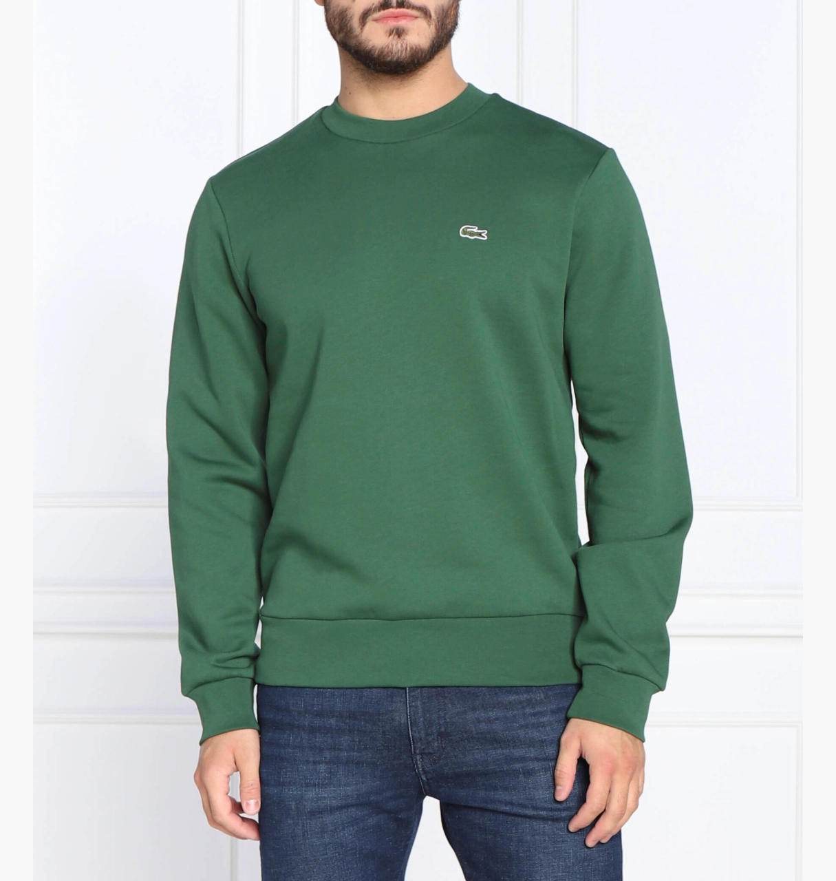 Джемпер Lacoste Logo Sweatshirt green S, фото №2