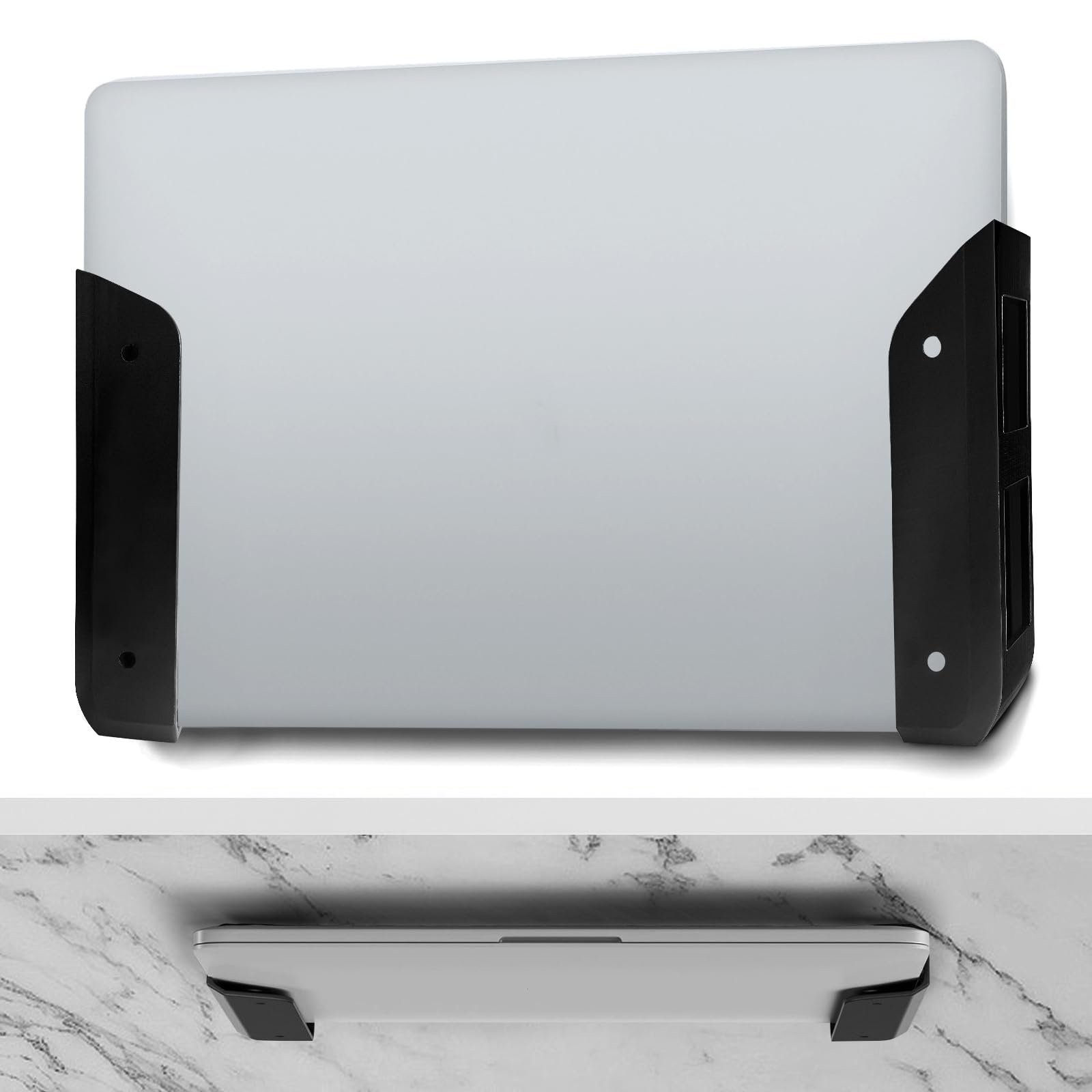 Крепление для ноутбука Металлическая Под стол Держатель для ручек Подстольная полка для хранения ноутбука, фото №9