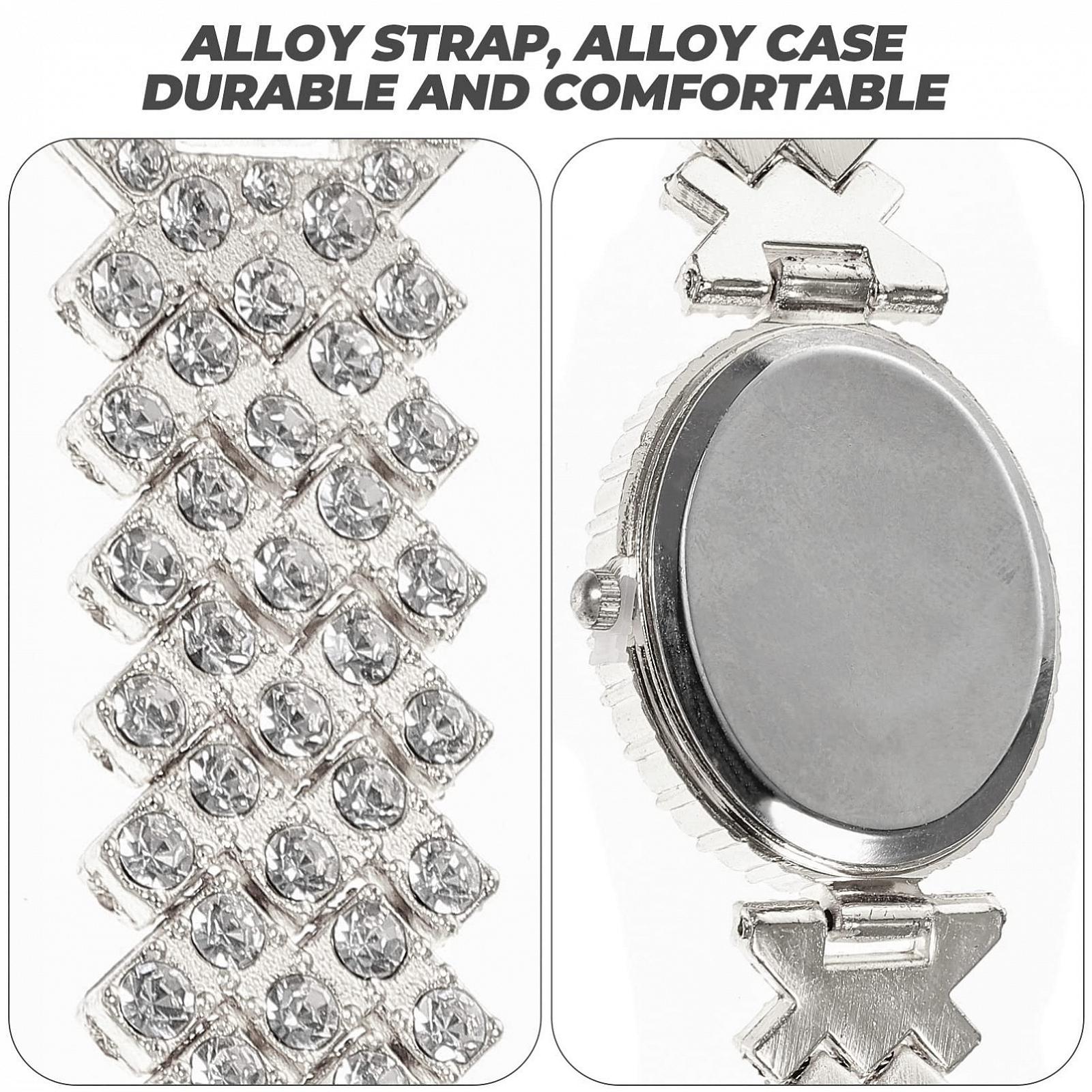 Женские часы Healvian Креативные Стильные Серебристые, фото №7