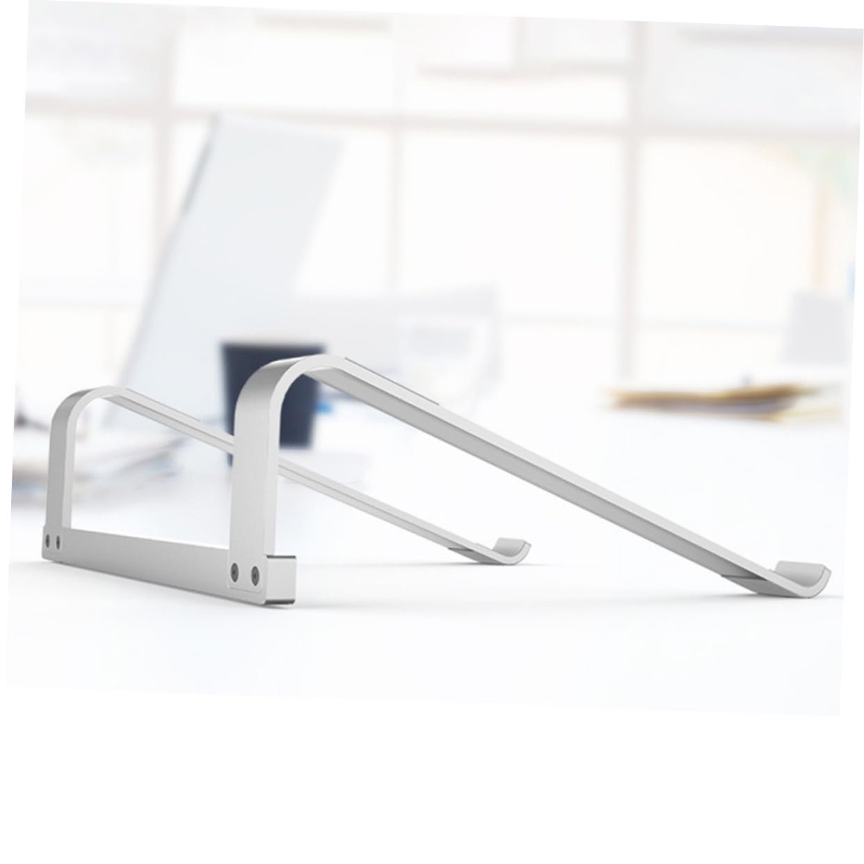 Підставка для ноутбука BESPORTBLE портативна з алюмінієвого сплаву, срібляста, фото №4