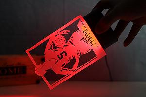 Настольная лампа Personalised Football Girl Player LED synthetic.ua - Фото 1