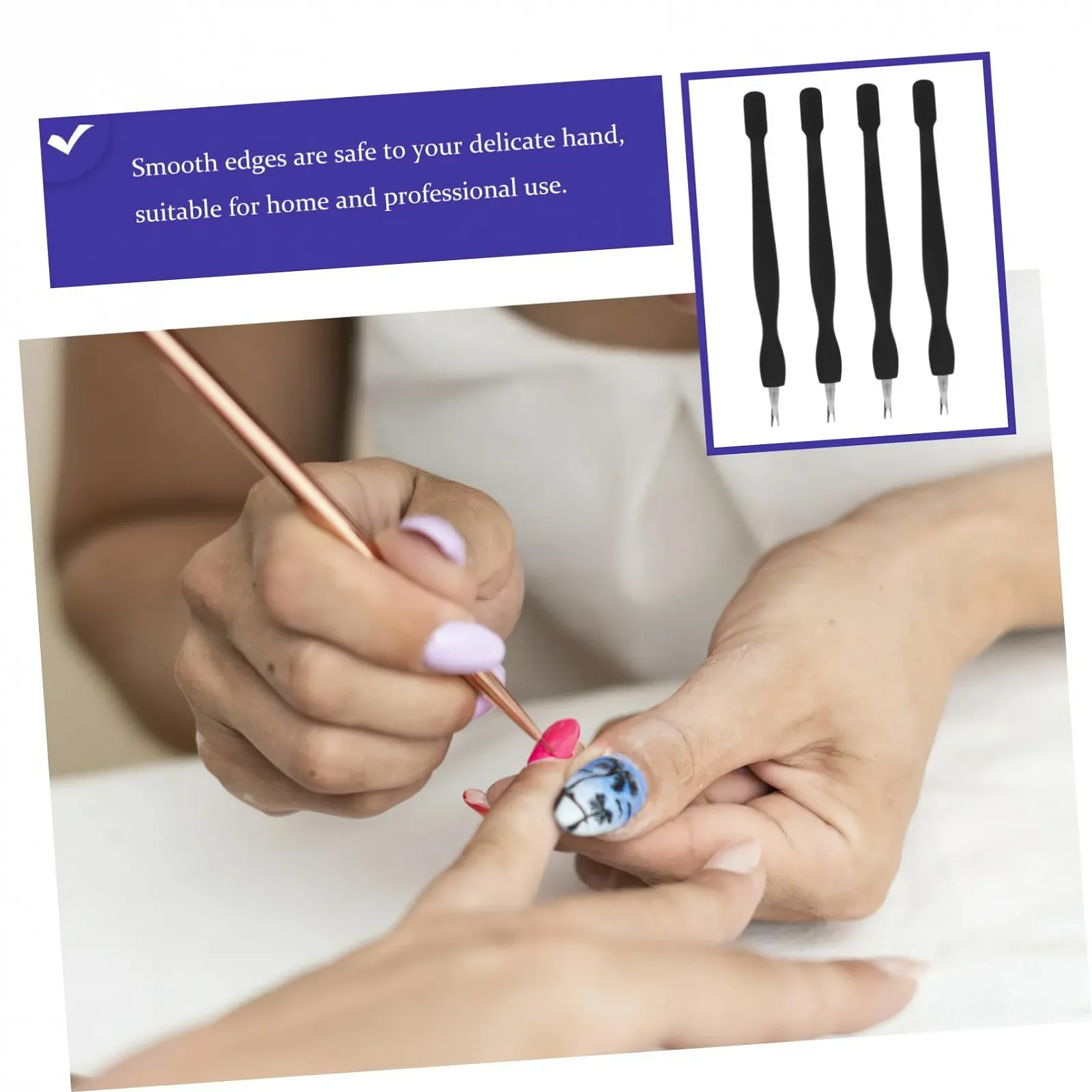 Набор для маникюра CALLARON Профессиональный пушер для ногтей, фото №7 Набор для маникюра CALLARON Профессиональный пушер для ногтей, фото №7