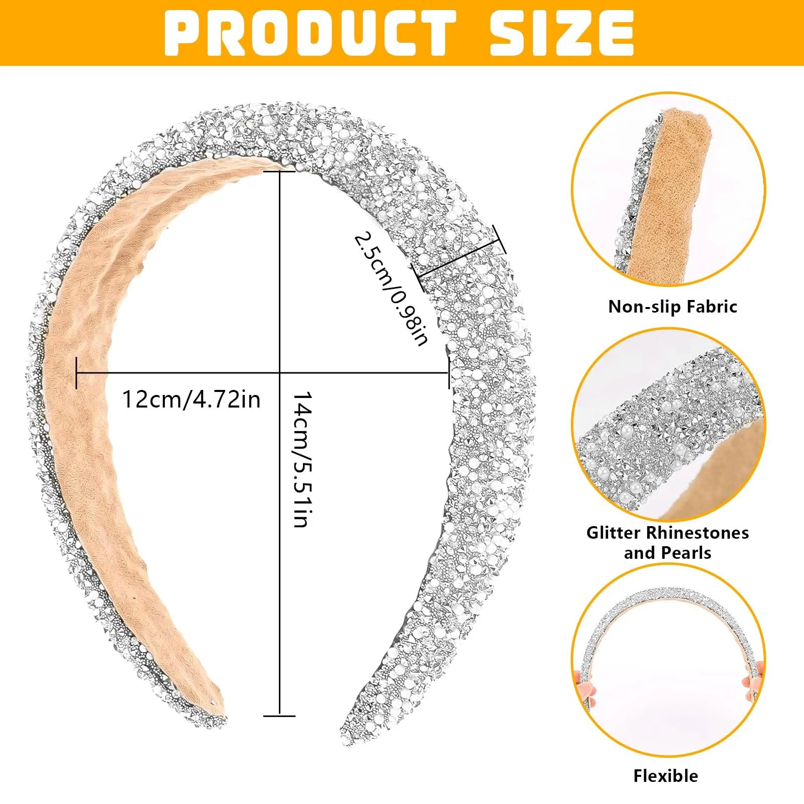 Обруч со стразами, фото №2 Обруч со стразами, фото №2