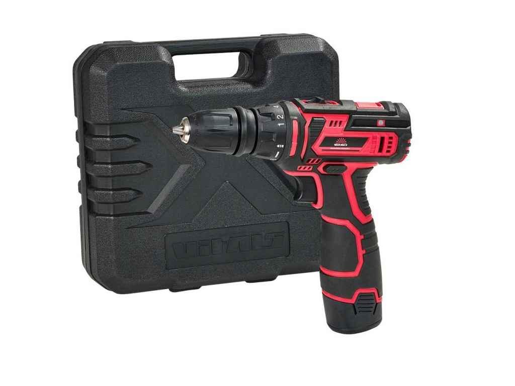 Шуруповерт акумуляторний DFR 12В 1,5А*год 0-400/0-1400 AU 12/2KP QC ТМ VITALS, фото №1 Шуруповерт акумуляторний DFR 12В 1,5А*год 0-400/0-1400 AU 12/2KP QC ТМ VITALS, фото №1