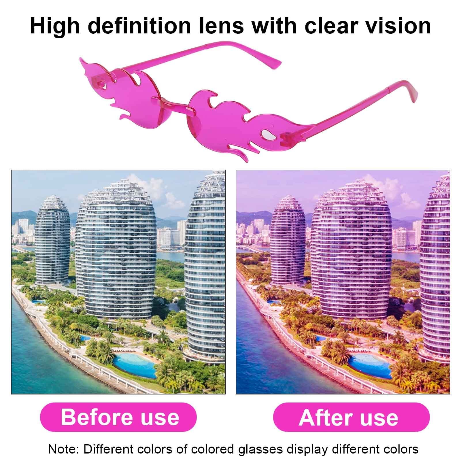 Сонцезахисні окуляри GOSHIES Flames Вогняна форма, фото №5