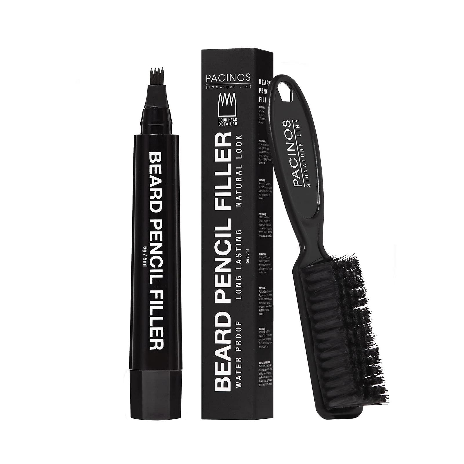 Олівець Pacinos Beard Pencil Filler Водостійкий Тривалий Застосування Натуральний Результат Брови Мікро Вилка Кисть, фото №1