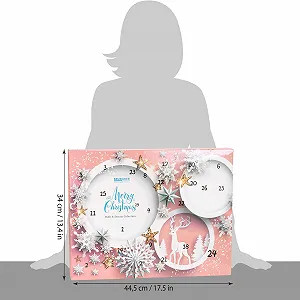 Адвент-календар BRUBAKER Cosmetics Beauty - XXL Wellness Різдвяний календар для жінок і дівчат - 24 засоби synthetic.ua - Фото 1
