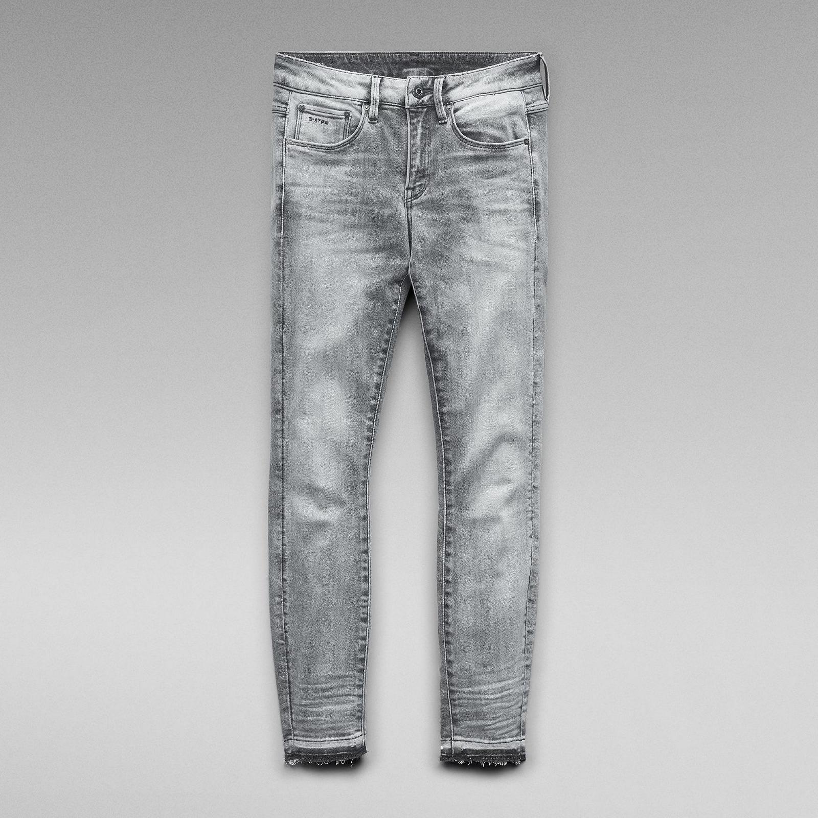 Жіночі джинсі G‑Star 3301 Mid Skinny Elto Black Superstretch Faded Seal Grey - 32, фото №4