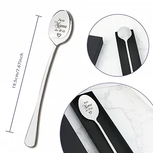 Ложка для кофе С надписью Mama Нержавеющая сталь synthetic.ua - Фото 1