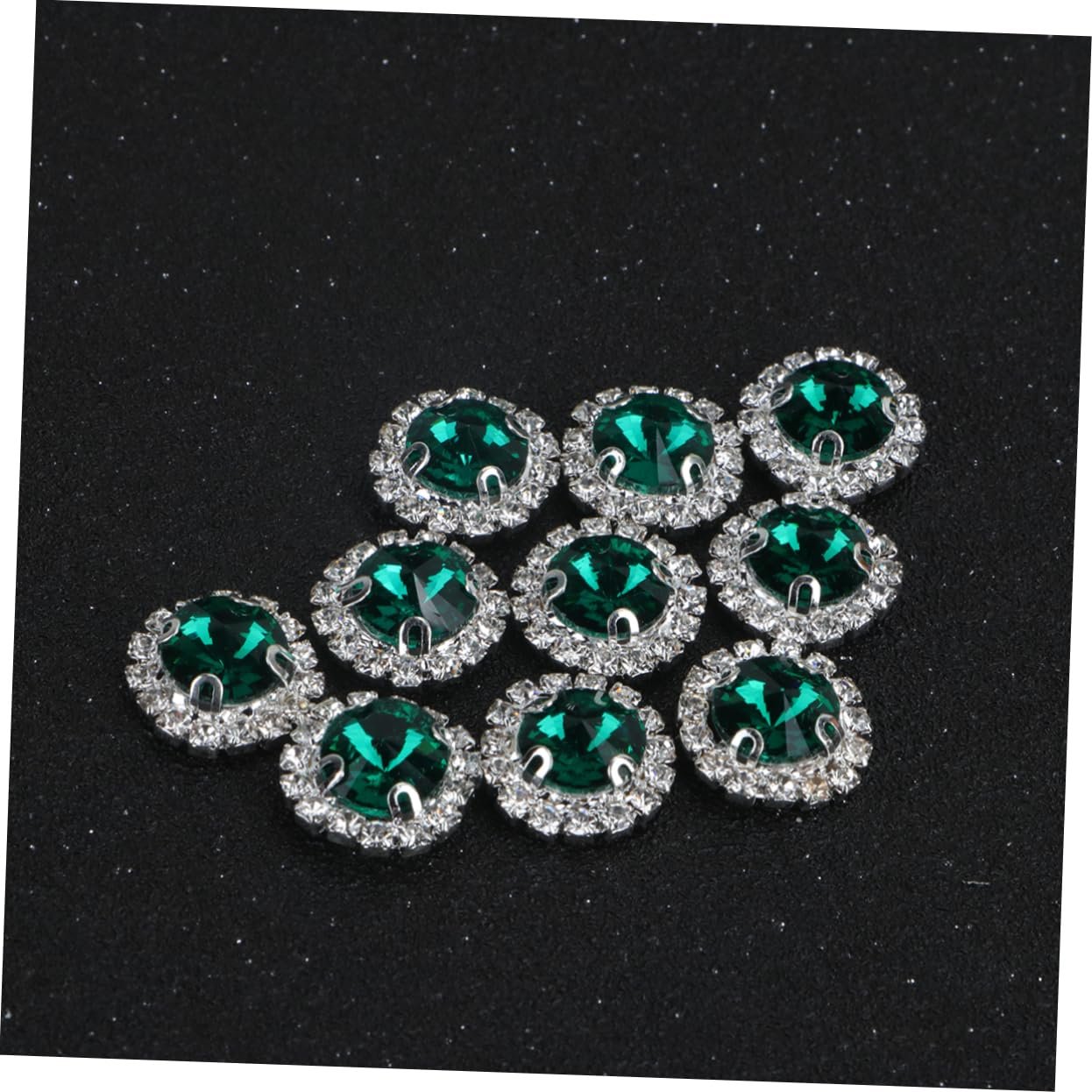 Стразы Плоские Кристаллы Разноцветные 40 шт, фото №4