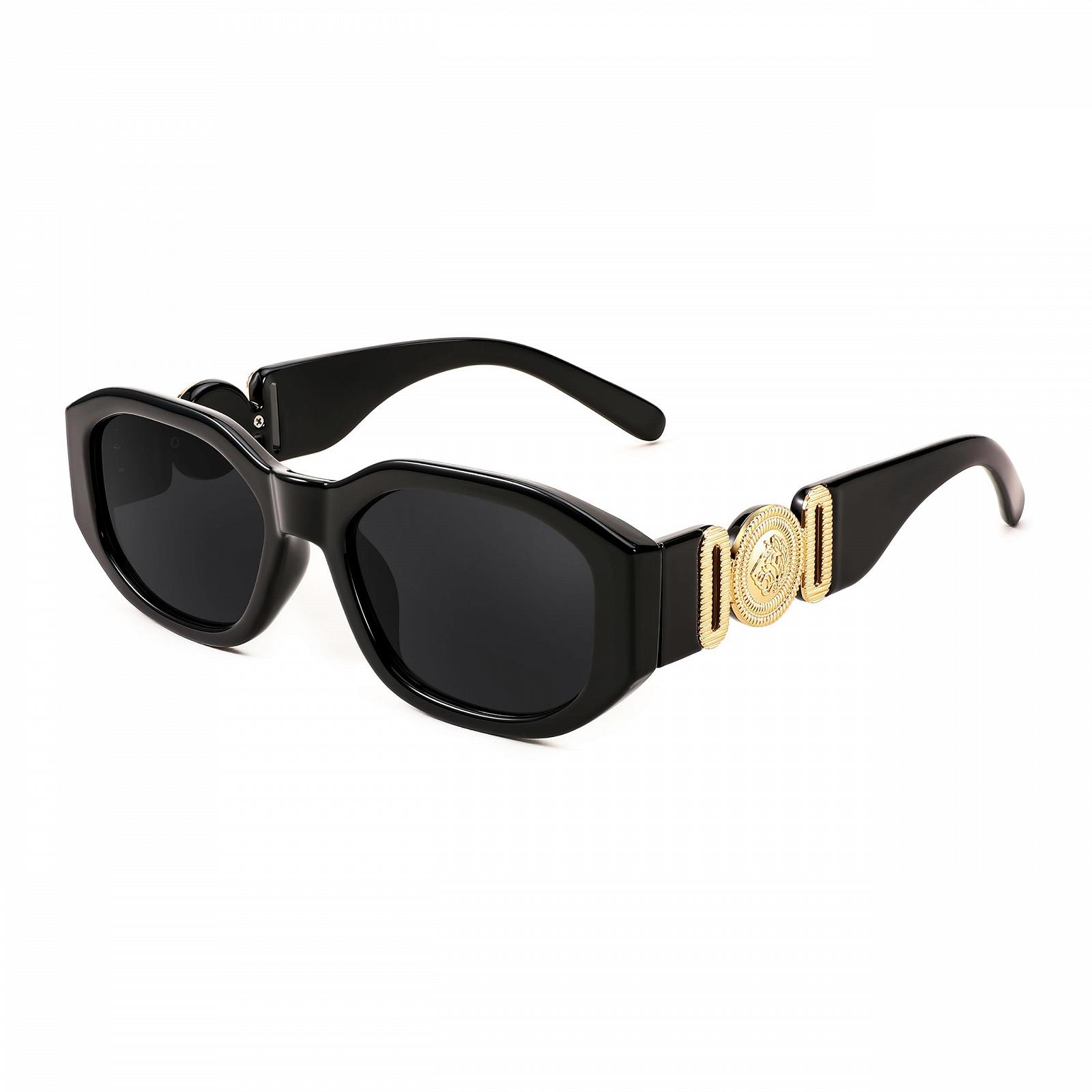 Сонцезахисні окуляри FEISEDY Вінтаж Прямокутні Жіночі Ретро 90-х, фото №1