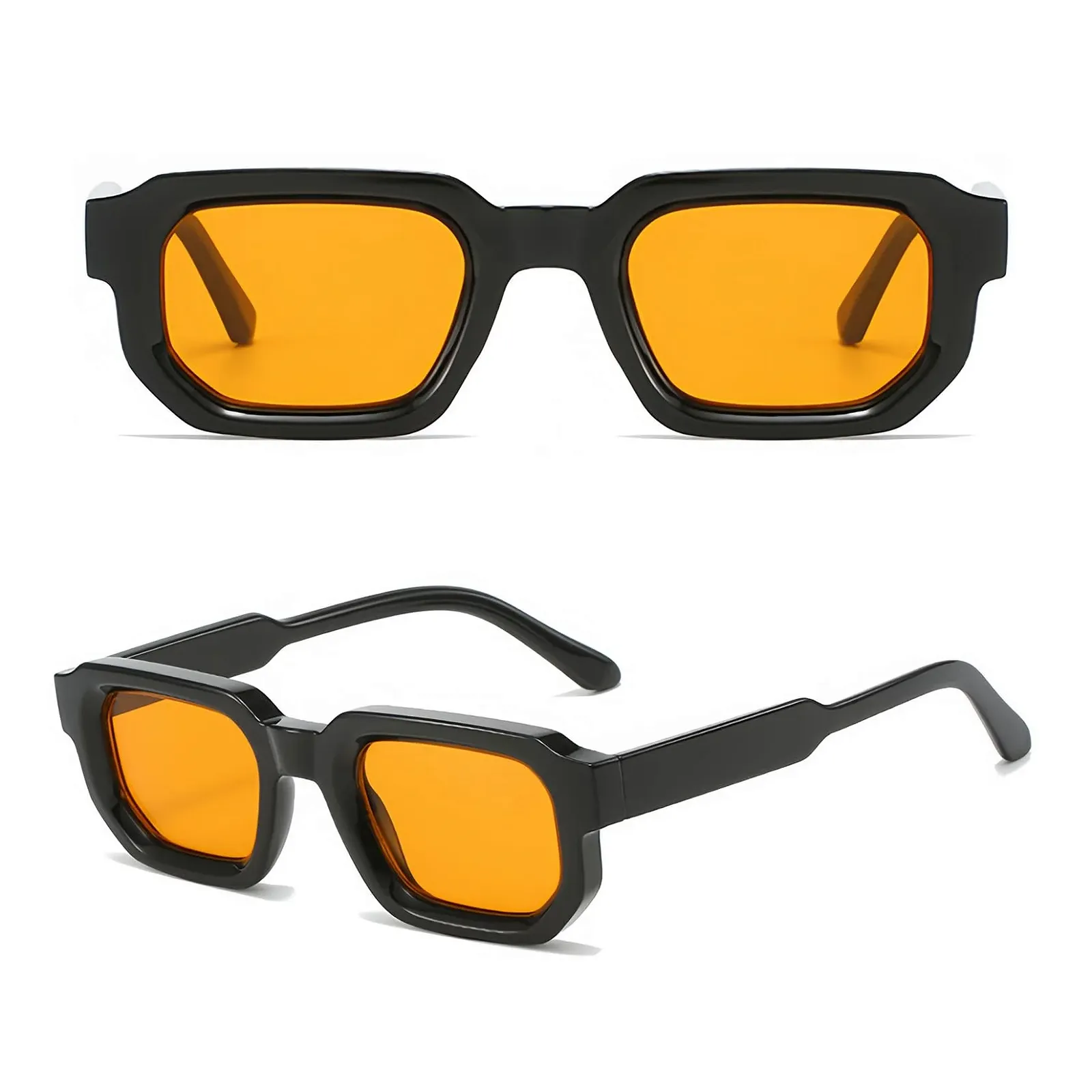 Вінтажні Прямокутні Сонцезахисні Окуляри для Жінок RUNHUIS Ретро Маленькі Квадратні Масивні Лінзи, фото №3 Вінтажні Прямокутні Сонцезахисні Окуляри для Жінок RUNHUIS Ретро Маленькі Квадратні Масивні Лінзи, фото №3