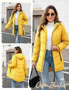 Жіноче зимове пальто CMTOP Тепле стьобане ціна на synthetic.ua - Фото 1 Жіноче зимове пальто CMTOP Тепле стьобане synthetic.ua - Фото 1