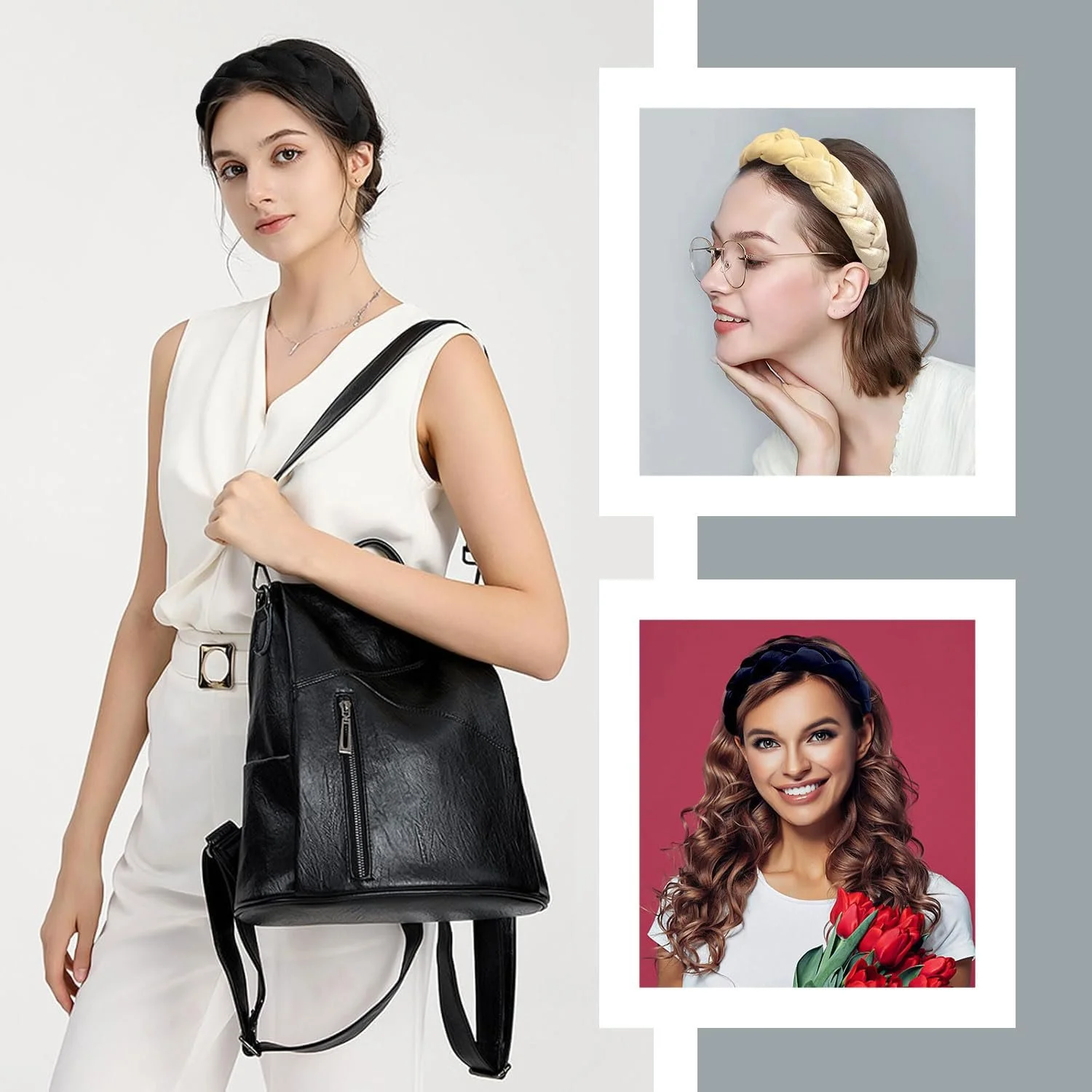 Обруч для волосся Favuit Оксамитовий, фото №9