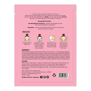 Тканевая маска FaceTory Sun Bae Aloe Vera Успокаивающая с алоэ вера и маслом семян жожоба для всех типов кожи (5 шт.) synthetic.ua - Фото 1