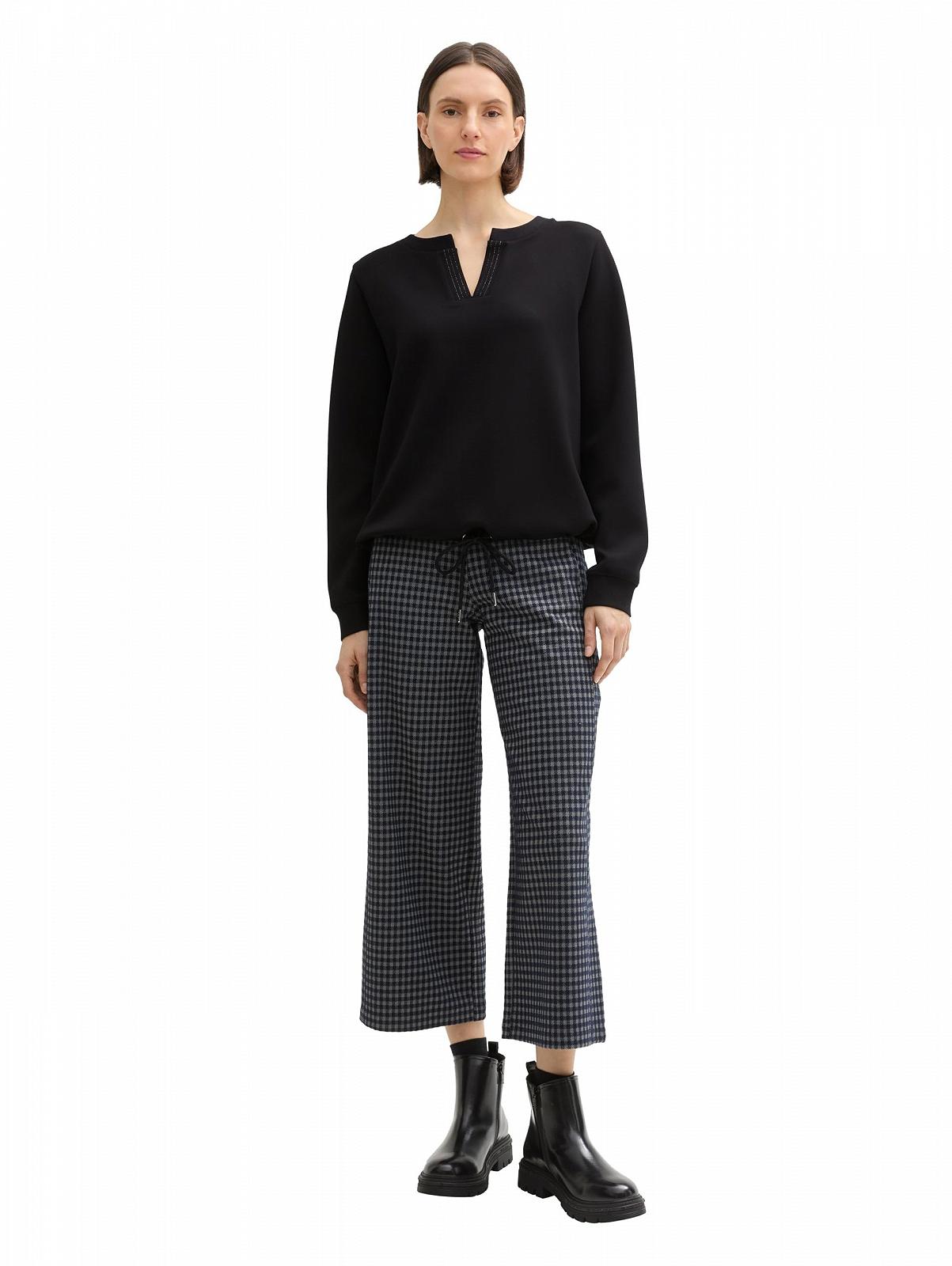 Женский свитшот TOM TAILOR с V-образным вырезом, фото №2