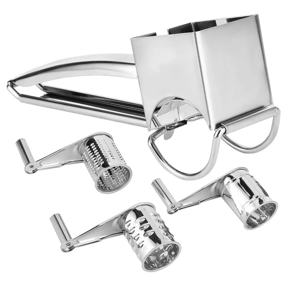 Ручна сирна терка з нержавіючої сталі, кухонний інструмент для приготування їжі, фото №6