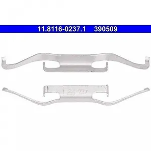 Пружина гальмівного супорта ATE 11.8116-0237.1 для CITROËN FIAT OPEL PEUGEOT VAUXHALL VAG synthetic.ua - Фото 1