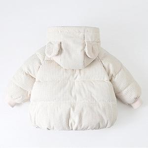 Зимняя куртка Saingace для девочек, коричневая. synthetic.ua - Фото 1