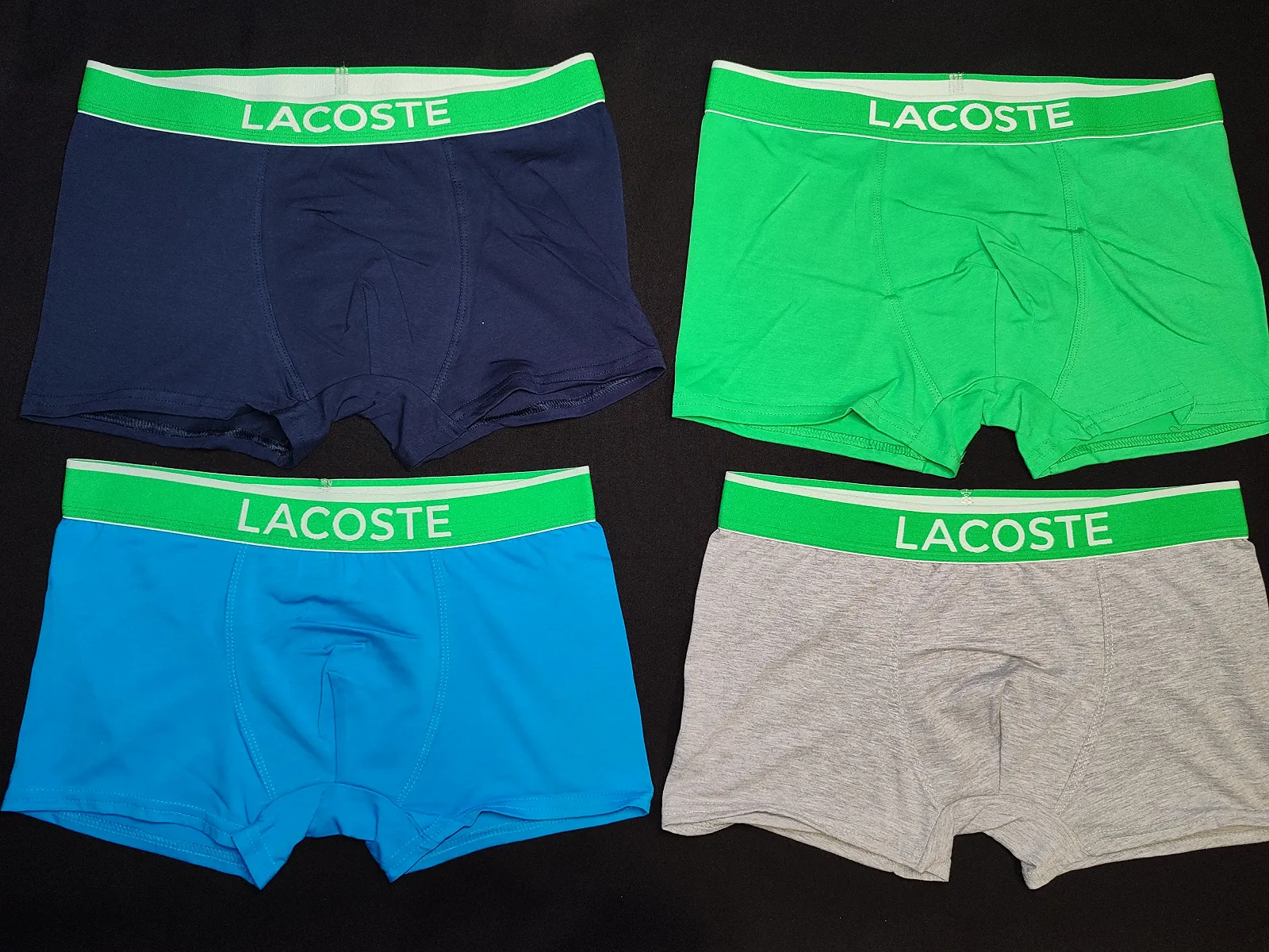 Чоловічі боксерки Lacoste Чоловічий набір трусів 4 шт, фото №1