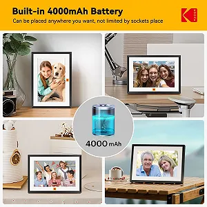 Цифровая фоторамка Kodak 10.1 дюйма WiFi 4000 mAh 32 GB 1280 x 800 Сенсорная synthetic.ua - Фото 1