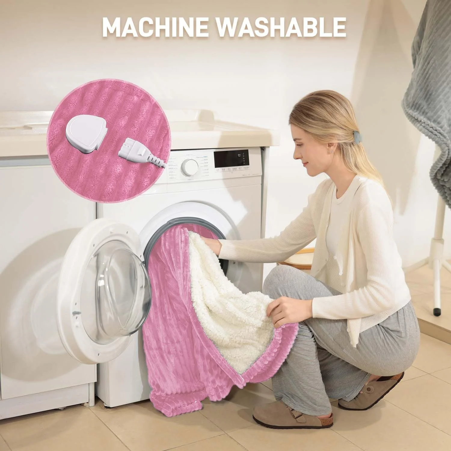 Электропростынь ULTRALENT 180 x 135 см Розовый, фото №9 Электропростынь ULTRALENT 180 x 135 см Розовый, фото №9