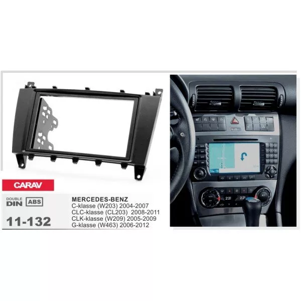 Перехідна рамка Mercedes W203 CL203 W209 W463 Carav 11-132, фото №3