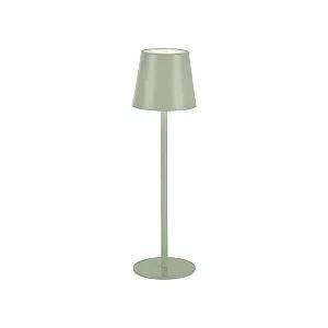 Настільна лампа SellTec LED Акумуляторна USB Сенсорний димер IP54 Зелена - Фото 1