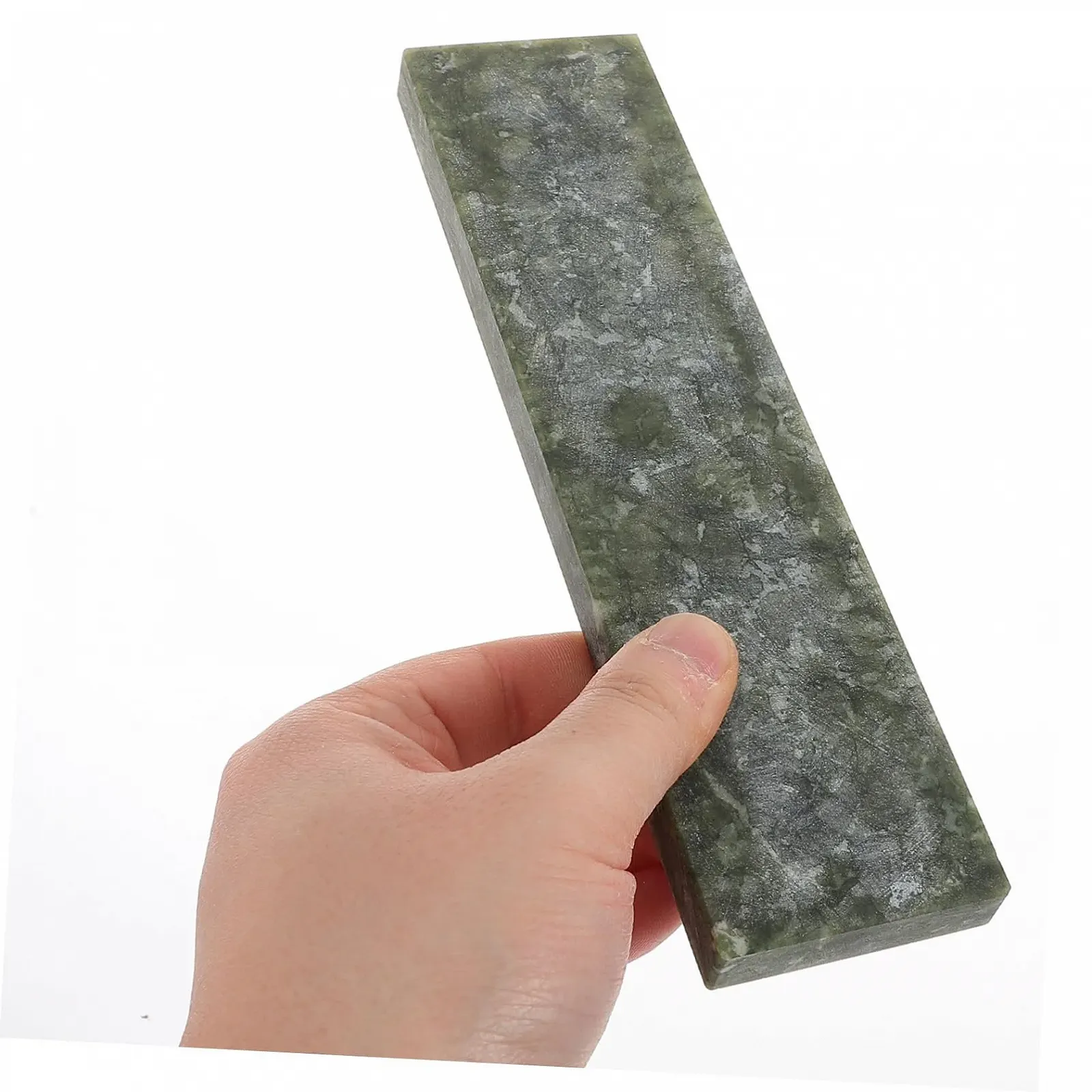 Точильний камінь природний Green Polishing Stone для ножів та ножиць 1 набір, фото №4