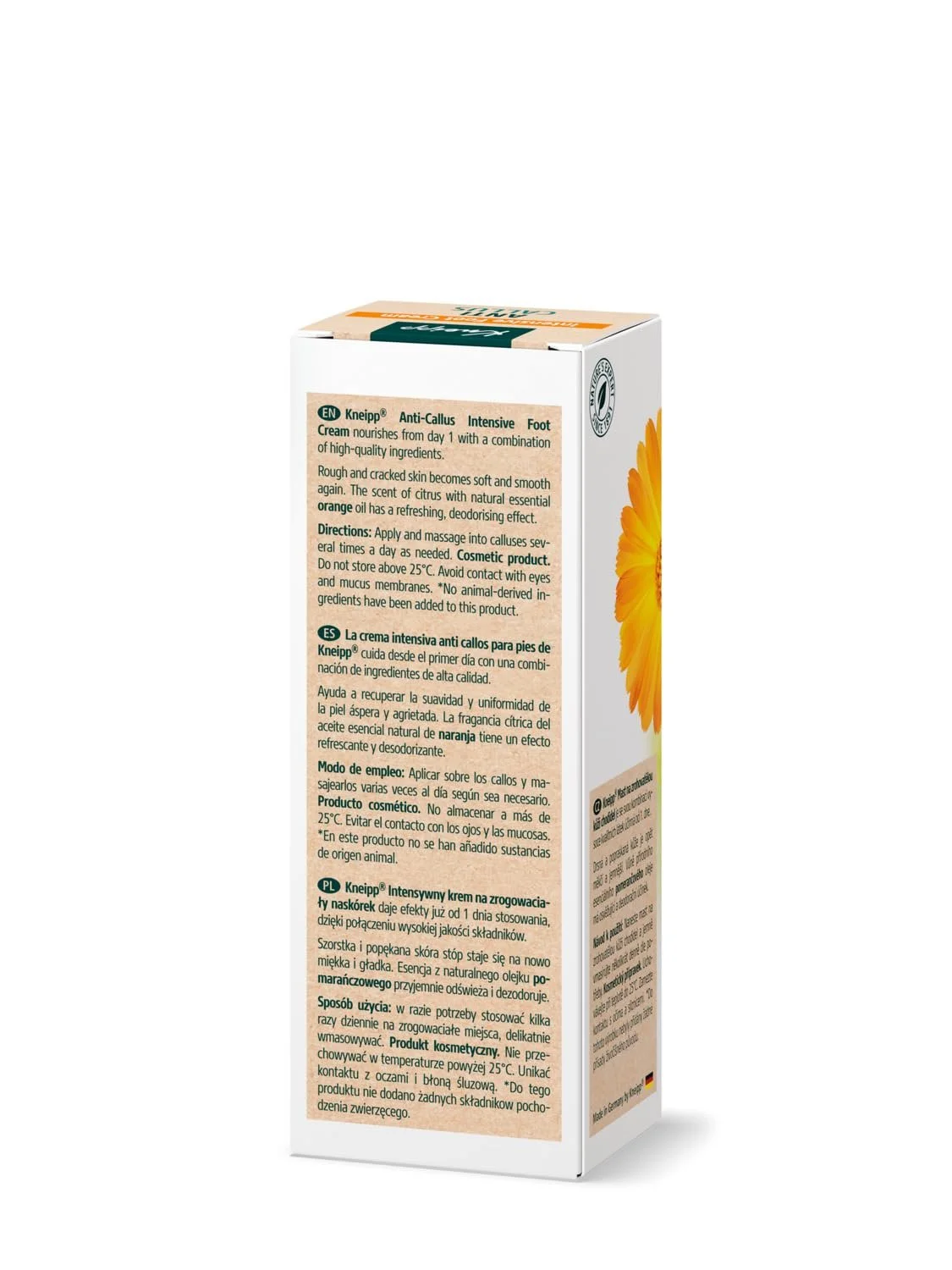 Крем проти мозолів Kneipp Calendula Naranja 50 мл, фото №3