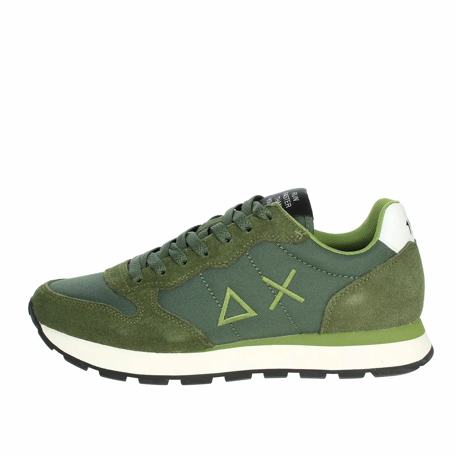 Кросівки SUN68 Tom Running Однотонний Нейлон Замша/Нейлон Grigio Medio U24SU02 Z43101, фото №1