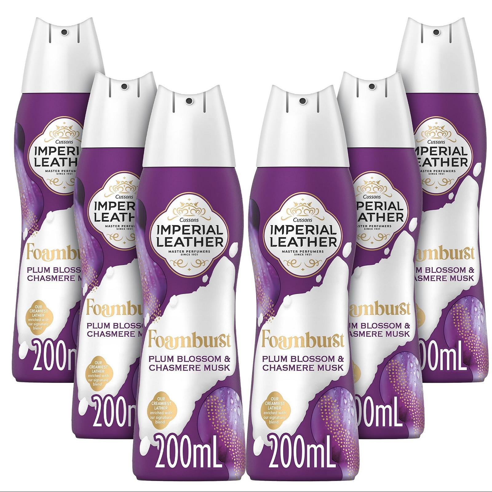 Гель для душу Imperial Leather Foamburst Plum Blossom and Cashmere Musk 6 шт, фото №1