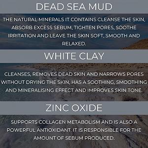 Маска для лица Грязь Мертвого моря BINGOSPA с каолином и цинком для жирной кожи, от загрязнений, черных точек, акне, прыщей и себореи, 150 г цена на synthetic.ua - Фото 1 Маска для лица Грязь Мертвого моря BINGOSPA с каолином и цинком для жирной кожи, от загрязнений, черных точек, акне, прыщей и себореи, 150 г synthetic.ua - Фото 1