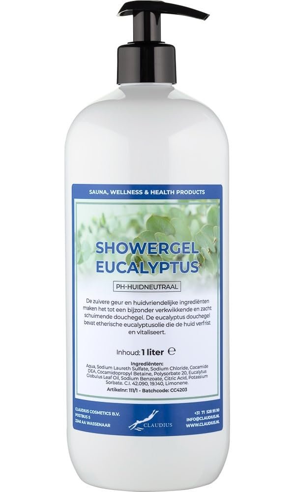 Гель для душу Claudius Eucalyptus 1 л з помпою, фото №1