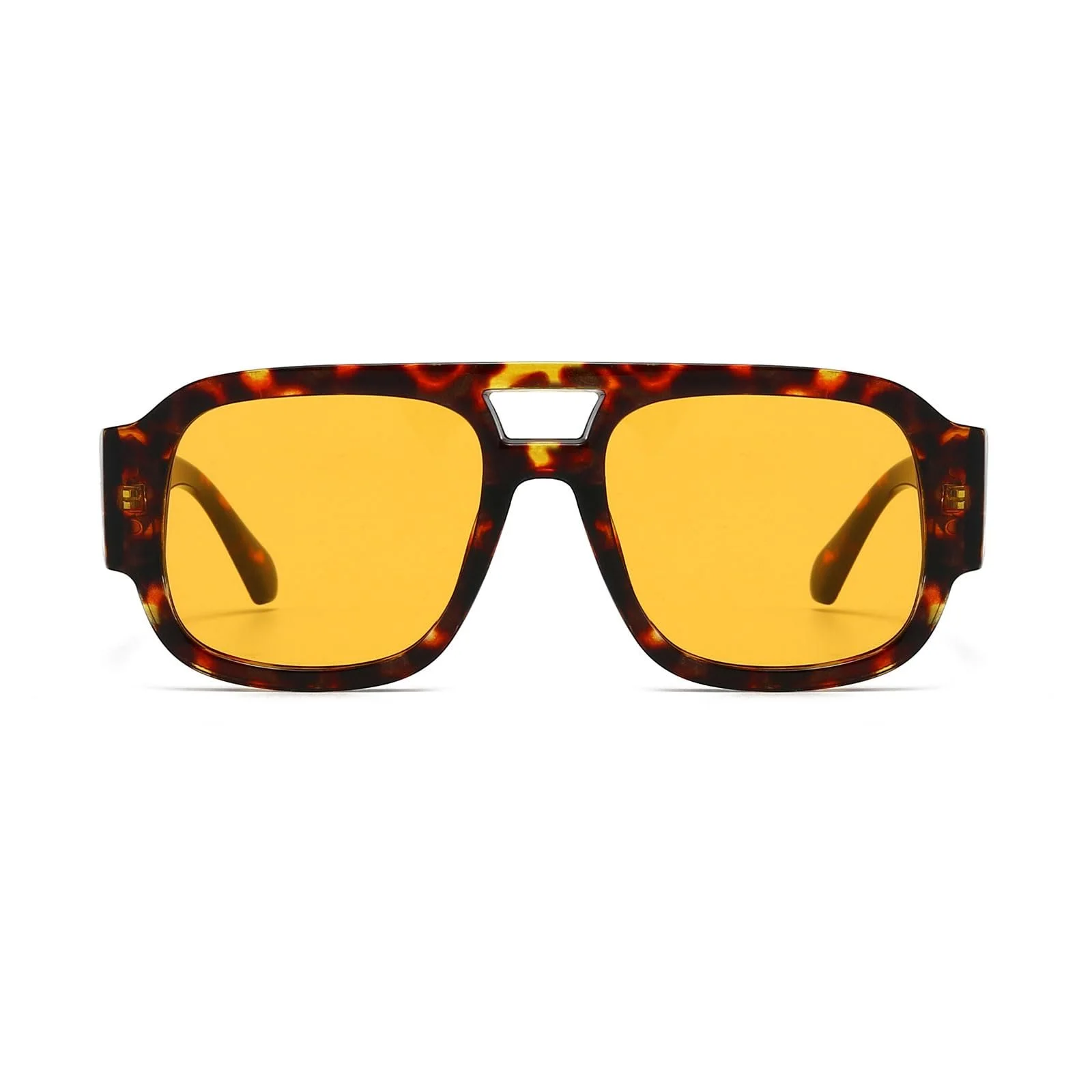 Очки солнцезащитные Авиатор YAMEIZE Ретро Винтажные 70-х Прямоугольные Квадратные, фото №2