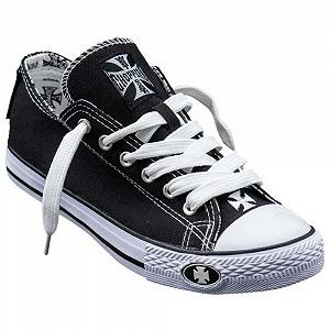 Кросівки West Coast Choppers Warrior Unisex Low-Top, Black Biker, Rockwear, Sports, Streetwear - Фото 1