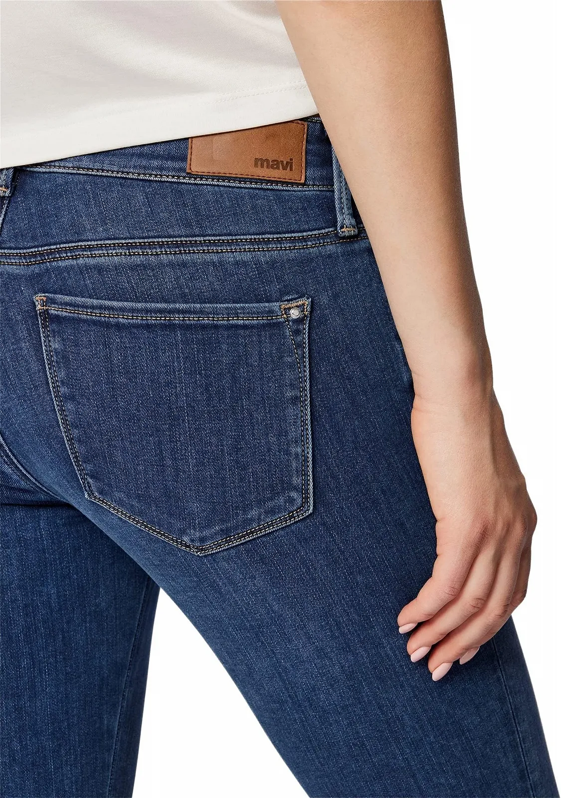 Женские джинсовые штаны MAVI LINDY Dark Blue Super Shape - 27, фото №4 Женские джинсовые штаны MAVI LINDY Dark Blue Super Shape - 27, фото №4