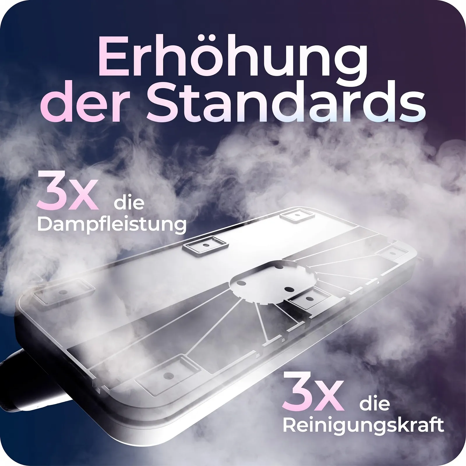 Пароочиститель Avalla T-20 паровая швабра 120°C 500 мл White, фото №4