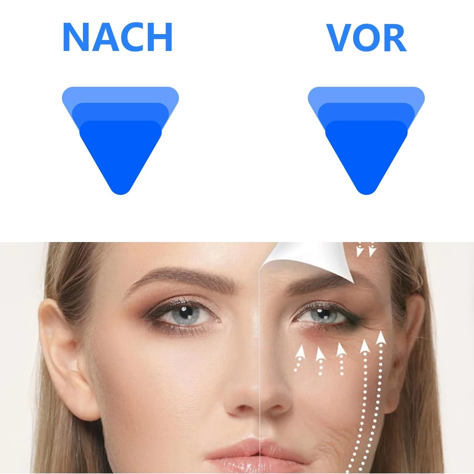 Наклейки для підтяжки обличчя GIONAR, 120 шт., V-подібна підтяжка обличчя, фото №5