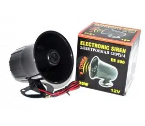 Сирена 6-тон 25W ES-200, фото №1