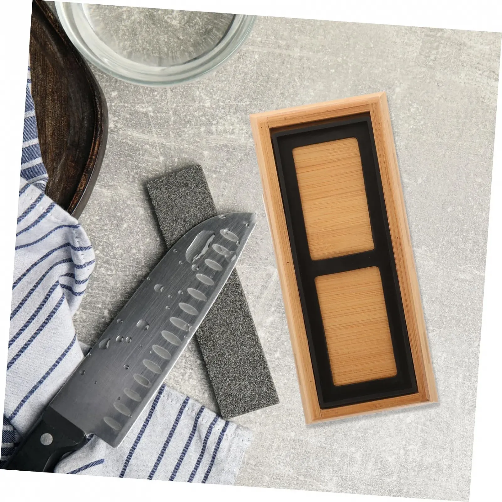 Тримач для точильного каменя VILLCASE 3 набори гумовий, фото №5