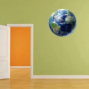 Наклейка для стін Земля Світиться в темряві Люмінесцентна ПВХ synthetic.ua - Фото 1