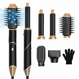 Купити Стайлер для волосся 5 в 1 Automatic Air Curling Iron Straightening Brush Warm Air Brush - Фото 1 Стайлер для волосся 5 в 1 Automatic Air Curling Iron Straightening Brush Warm Air Brush - Фото 1