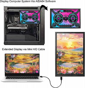 Монитор портативный 8" VSDISPLAY VS080ZJ-001 HD IPS 60 Гц synthetic.ua - Фото 1