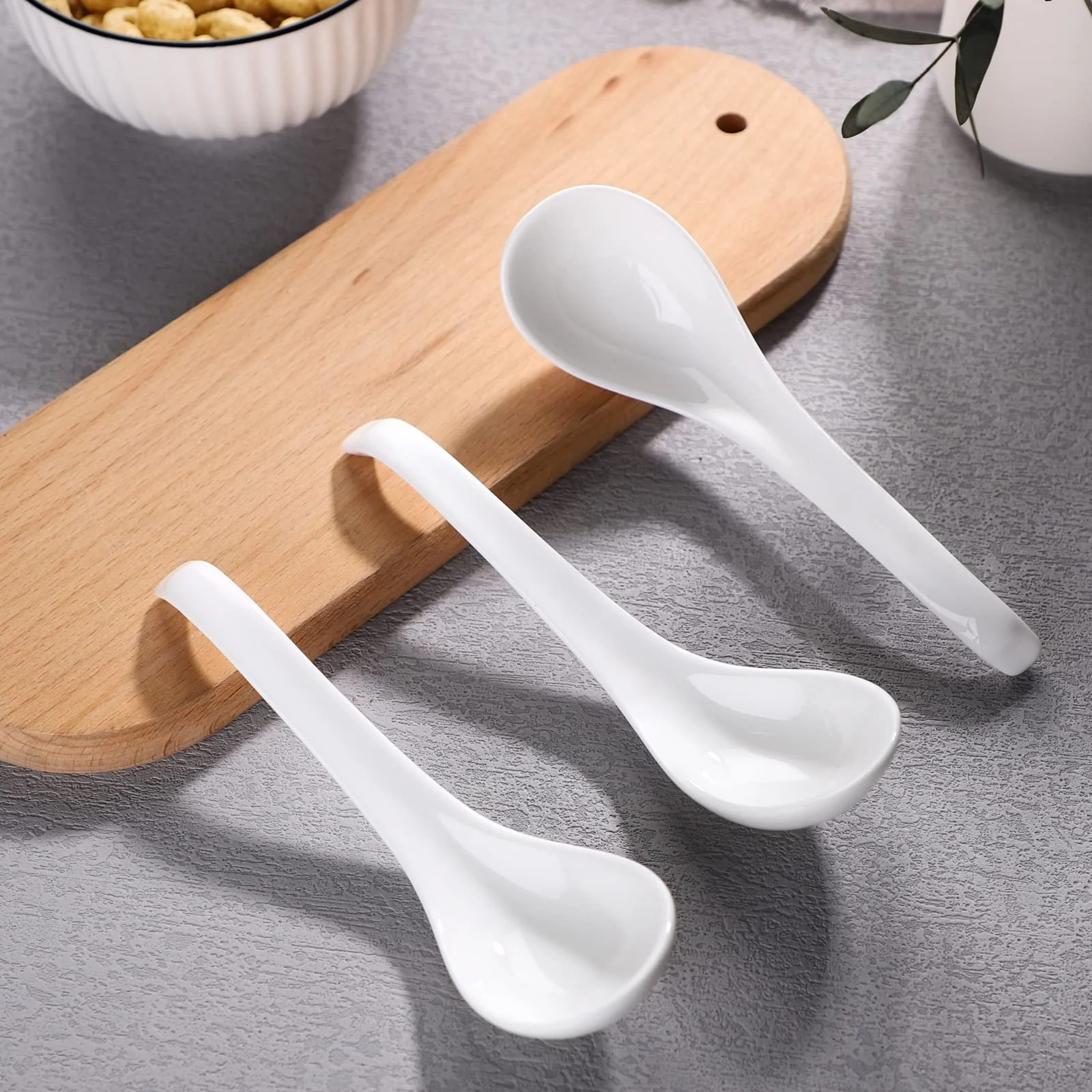 Ложка для супу керамічна White 15.5 см, фото №6