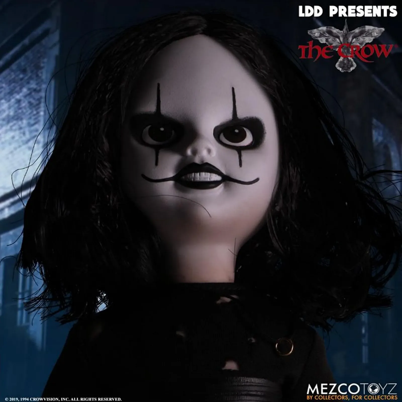 Коллекционная кукла Mezco Toyz Living Dead Dolls Presents The Crow 10 дюймов, фото №9